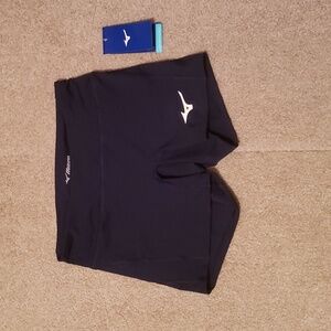 NWT Mizuno Women's Navy Running Shorts